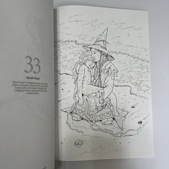 Colouring Heaven Adult Coloring Book Magazine Wildwood Witches Special #85 - Picture 11 of 12